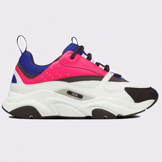 Dior B22 Sneakers White & Neon Pink